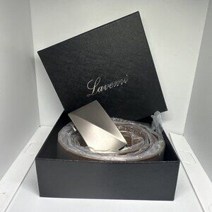 Lavemi Men's Real Leather Ratchet Dress Casual Brown Belt, Brushed Cognac  59"